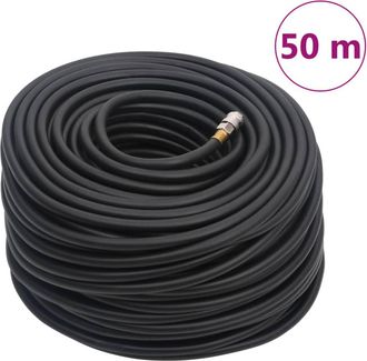 vidaXL Manguera De Aire H&iacute;brida Caucho Y Pvc Negro 15 Mm 50 M Vidaxl