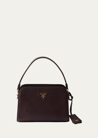 Prada Mini Leather Top-Handle Bag