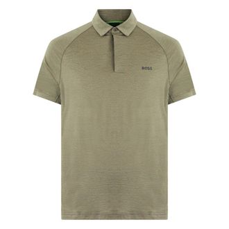 HUGO BOSS Tour Wool Polo - male - Hugo - Polo Shirts - Green - M - Tops