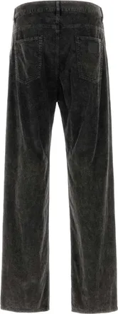 Dolce & Gabbana Cotton-Elastane Corduroy Trousers - Black