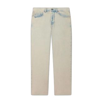 Golden Goose Straight Leg Jeans - Heren - Jeans - Beige - Maat: W34 Katoen