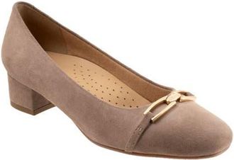 Trotters Dakota Pump in Taupe Suede at Nordstrom, Size 10.5