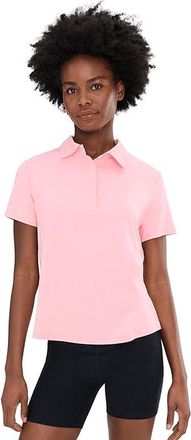 Columbia Parsons Point Polo Womens Clothing Pink Sand Heather : 2XL, Elastane/Polyester