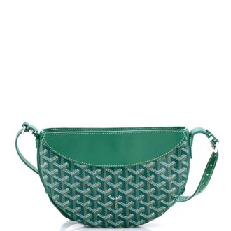 Goyard Hirondelle Shoulder Bag Coated Canvas and Leather