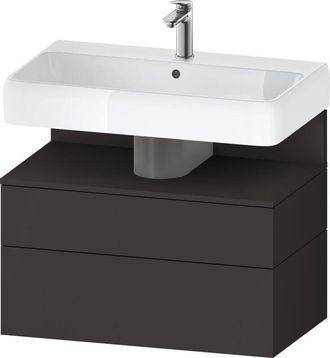 Duravit Duravit - Qatego Mueble Bajo Lavabo, 1 Extra&iacute;ble Y 1 Caj&oacute;n