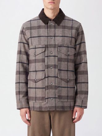 Filson Spokane Tartan Wool Shirt Jacket with Contrast Velvet Collar