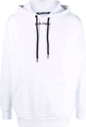 Palm Angels Classic Logo Over Hoodie White PMBB036C99FLE0010110