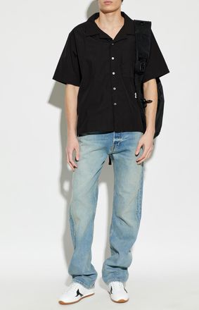 Rhude Jeans With vintage Effect, Mens, Blue