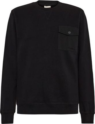 Knowledge Cotton Apparel Regular Sweat With Pocket Pullover für Herren | schwarz