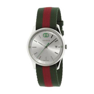 Gucci Accessoires, Dames, Grijs, ONE Size, G-Timeless Horloge