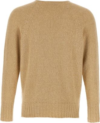 Maryya Ribbed Cotton-Blend Sweater - beige
