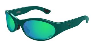 Puma PU0520S 003 Mens Sunglasses Green Size 61