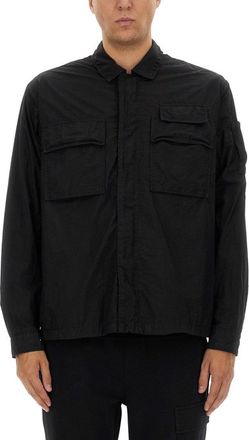 C.P. Company Relaxed Fit Black Oversize Shirt
