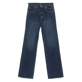 7 For All Mankind Bleached-effect Jeans