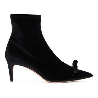 Red Valentino Heeled Boots, female, Black, Size: 11 US Pointed Toe Ankle Boots