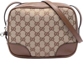 Gucci Pre-owned Cross Body Bags, female, Beige, Size: ONE SIZE Pre-owned The Bree Crossbody Bag