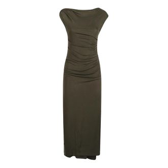 Patrizia Pepe Midi Kleedjes - Dames - Casual kleedjes - Groen - M - Kleedjes