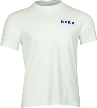 Sandro Sandro Hero Crewneck T-shirt in White Cotton