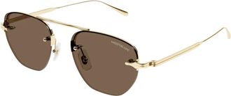 Montblanc Montblanc, Heren, Accessoires, Geel, Maat: 52 MM