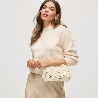 Urban Expression Charlotte Evening Bag in Champagne at Nordstrom