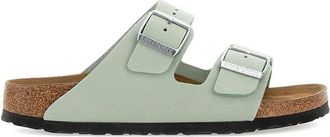 Birkenstock Sandali slides Arizona con fibbia 35mm - Verde