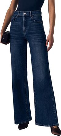 LE JEAN Petite Column High Waist Wide Leg Jeans in London Calling at Nordstrom, Size 28