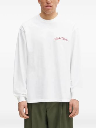 Wacko Maria long-sleeve sweatshirt - White