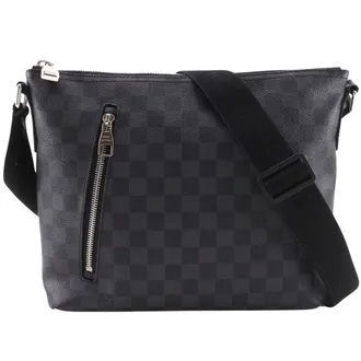 Louis Vuitton Damier Graphite Black Damier Graphite Shoulder Bag (Pre-Owned)