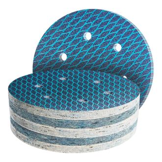 OEM 50 Discos De Lijado De 150 Mm, Grano 120, Para Lijadoras Orbitales Aleatorias (6 Orificios/forma De Diamante)