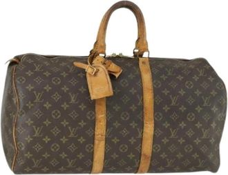 Louis Vuitton Pre-owned Weekend Bags, female, Brown, Size: ONE SIZE Pre-owned Weekend Bag