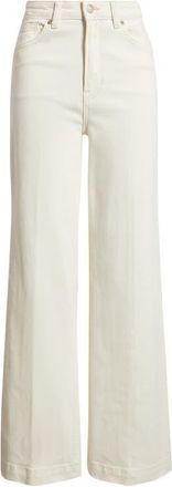 Reformation Bex Super Stretch Wide Leg Jeans in Fior Di Latte at Nordstrom, Size 25