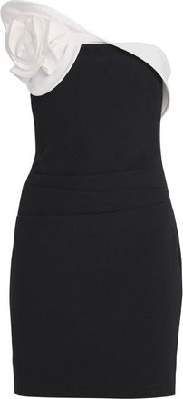 Roland Mouret Multi Crepe Flower Mini Dress Size L