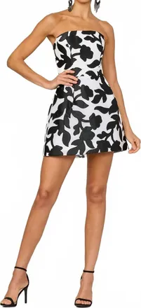 Helsi Gigi Mini Dress In Black/white