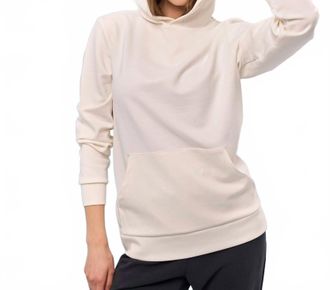 French Kyss Pullover Hoodie In Ivory