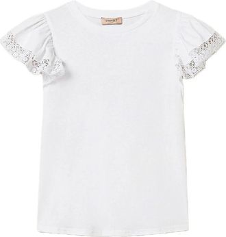 Twinset T-shirts en polos - Dames - T-shirts - Wit - XS - Tops