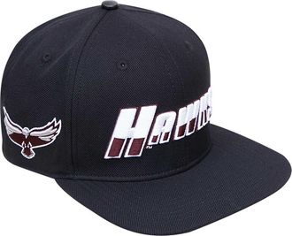 Pro Standard Mens Pro Standard Black Maryland Eastern Shore Hawks Arch Over Logo Evergreen Snapback Hat at Nordstrom
