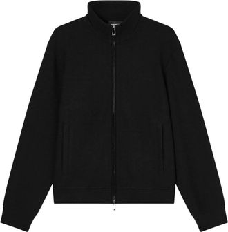 Emporio Armani Sweatshirt met volledige ritssluiting - Heren - Vesten met rits - Zwart - M - Hoodies & sweatvesten