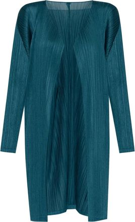 Pleats Please Issey Miyake Cappotto plissettato - Verde