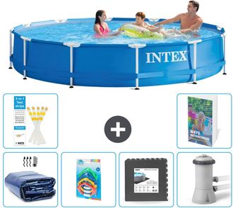 Intex Piscina Con Estructura Redonda - 366x76 Cm - 7-piezas S3