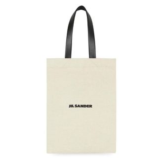 Jil Sander Tote Bags, male, Beige, Size: ONE SIZE Canvas Tote Bag