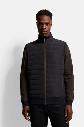 Bugatti Herren Vest met kruissteek