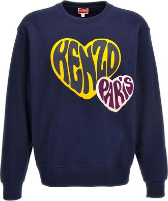 Kenzo Blue Crew Neck Sweatshirt