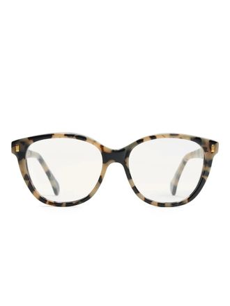 Family Affair Gabrielle bril met cat-eye montuur - Beige