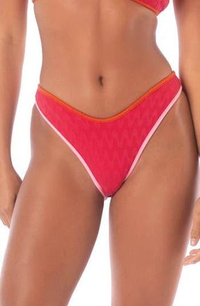 Maaji Apple Red Splendor Reversible Bikini Bottoms at Nordstrom Rack, Size X-Small