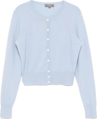 N.Peal Cardigan Ivy crop - Blu