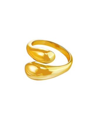 Liv Oliver 18K Gold Plated Modern Ring