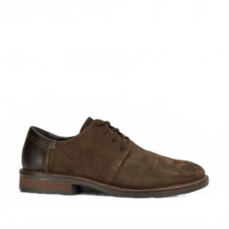 Naot Mens Chief Lace Up Shoe In Oily Brown/french Roast