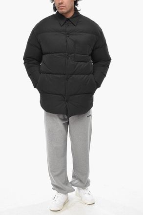 Off-white Quilted Jacket OW with Snap Buttons Off-White