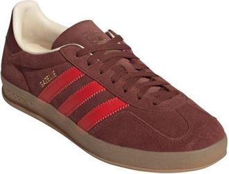 adidas Gazelle Indoor Sneaker in Fox Brown/Red/Gum at Nordstrom, Size 10.5 Womens