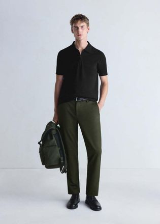 Mango POLOSHIRT MILLER nero - Uomo - XXL - MANGO MAN